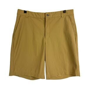 VRST Golf Mens Chino Shorts Tan Khaki - 34
